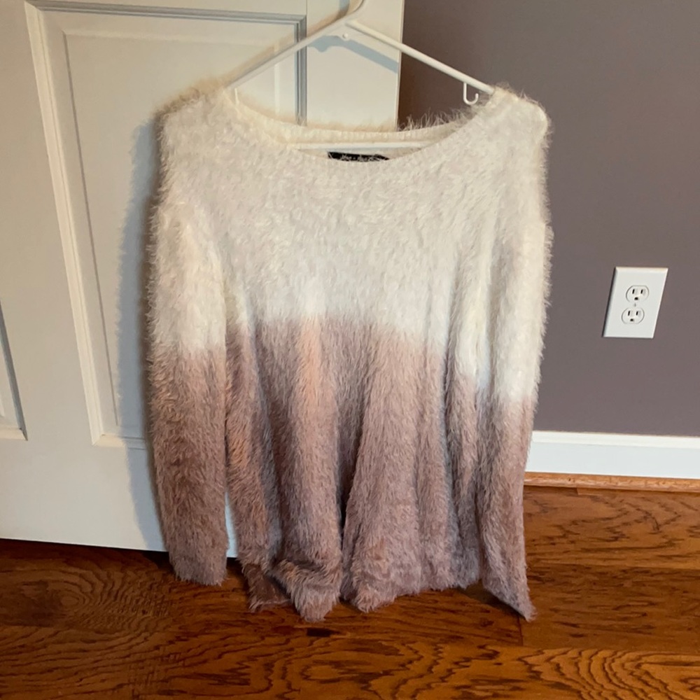 Super cute fuzzy sweater from a boutique